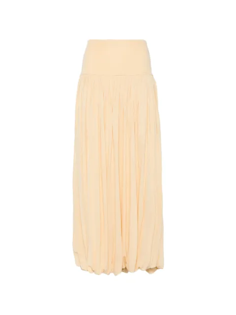 TOTEME — gathered midi skirt