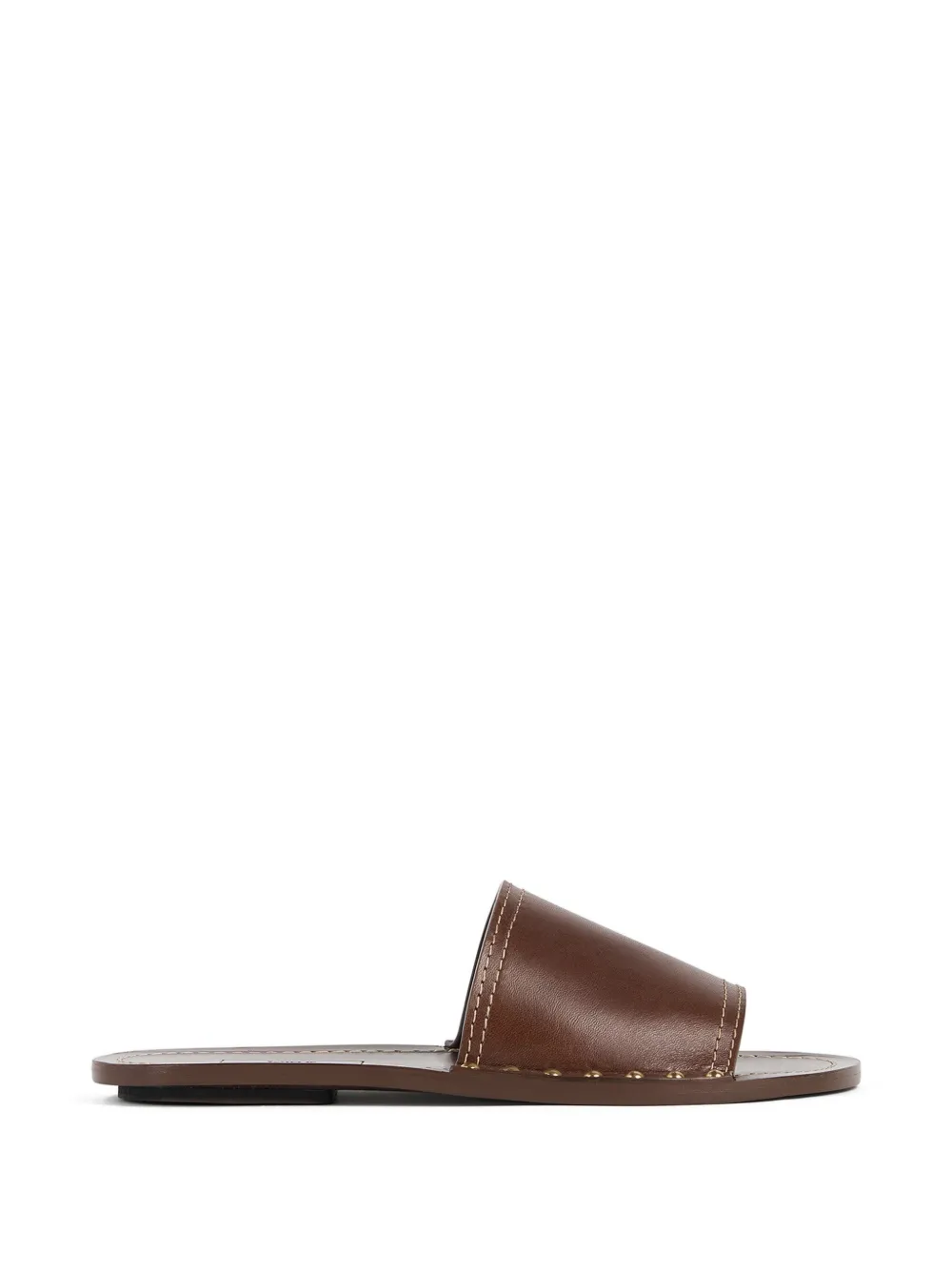 TOTEME studded detail slides - Braun