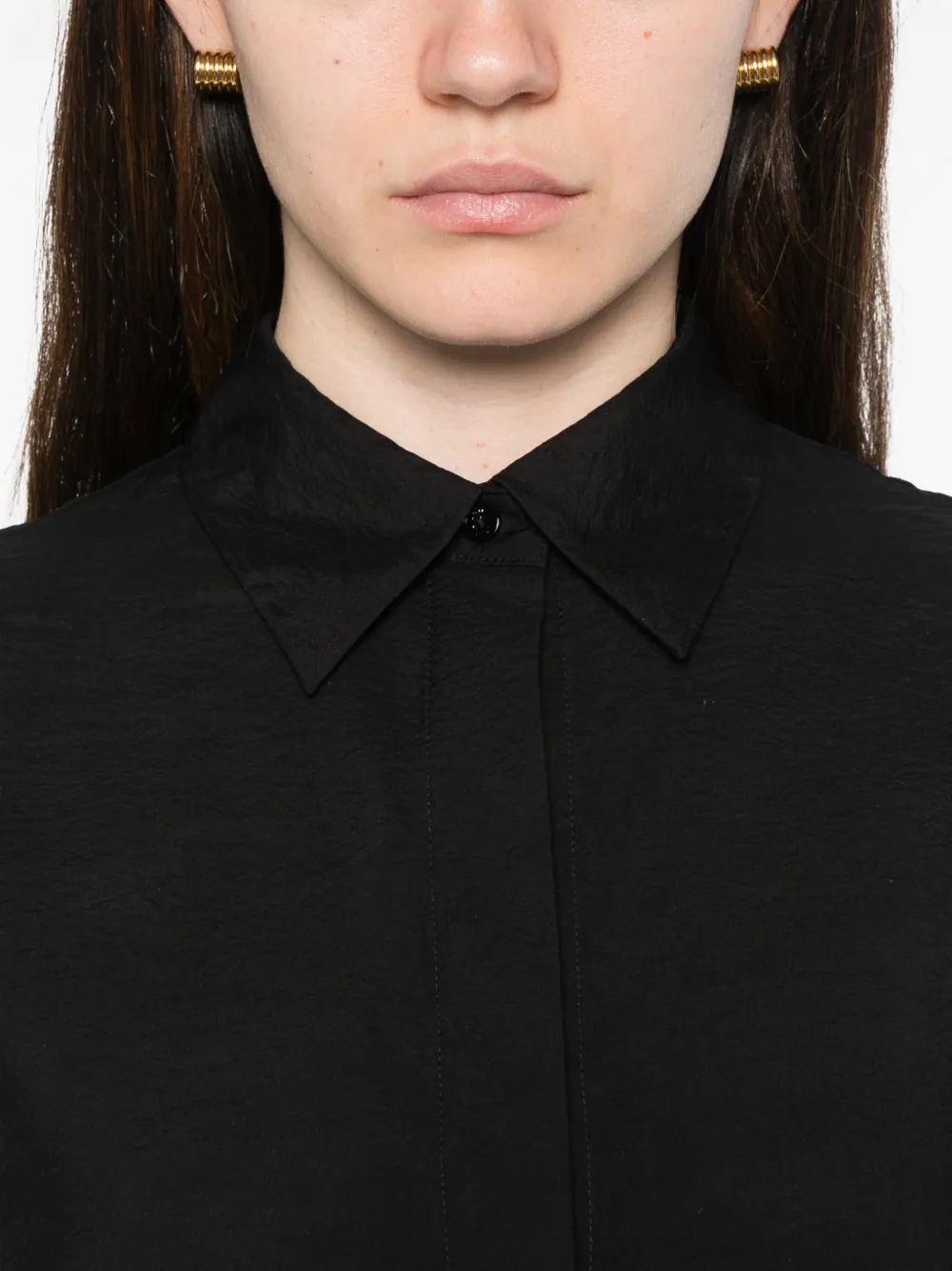 TOTEME Blousejurk met lange mouwen Zwart