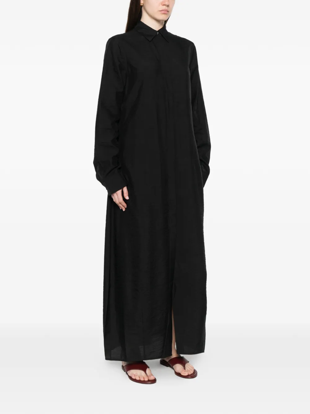 TOTEME Blousejurk met lange mouwen Zwart