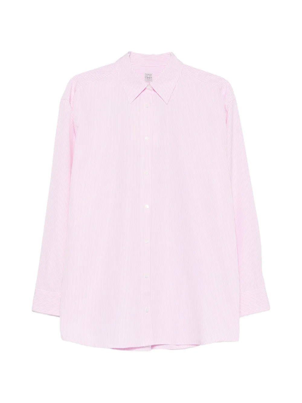 TOTEME striped tumbled shirt - Rosa