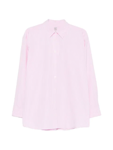 TOTEME camisa con rayas estampadas