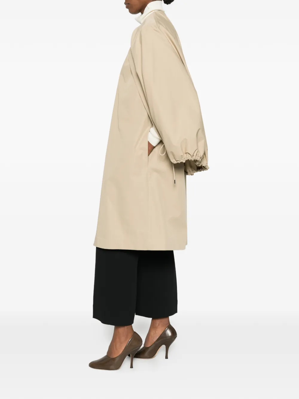  Toteme Detachable-cape Coat - Neutrals 