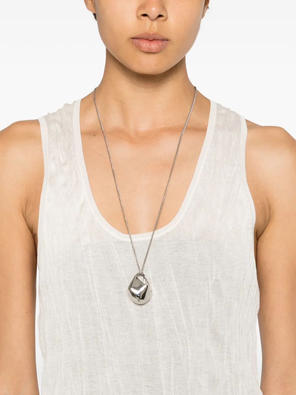TOTEME Midi-jurk met gekreukt effect Beige