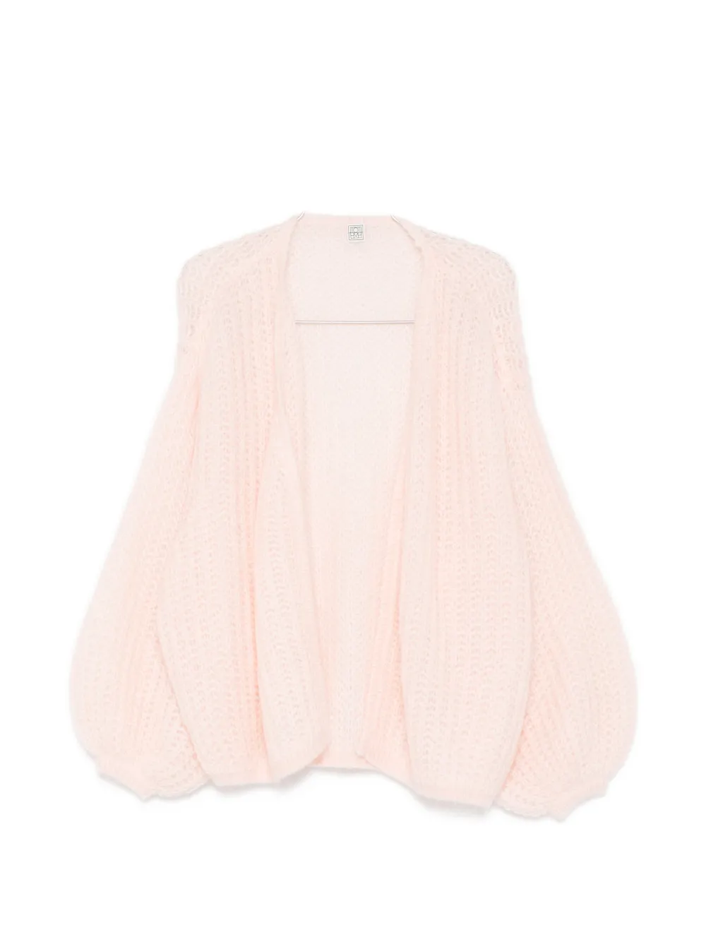 Totême Open-knit Cardigan In Pink