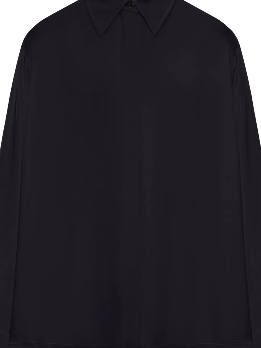 TOTEME Soft tuxedo shirt Zwart