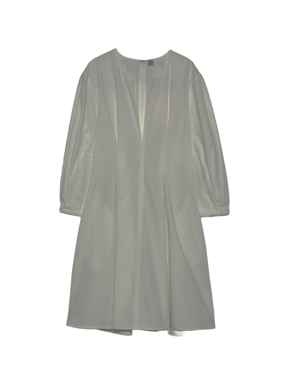 TOTEME balloon-sleeves mini dress - Bianco