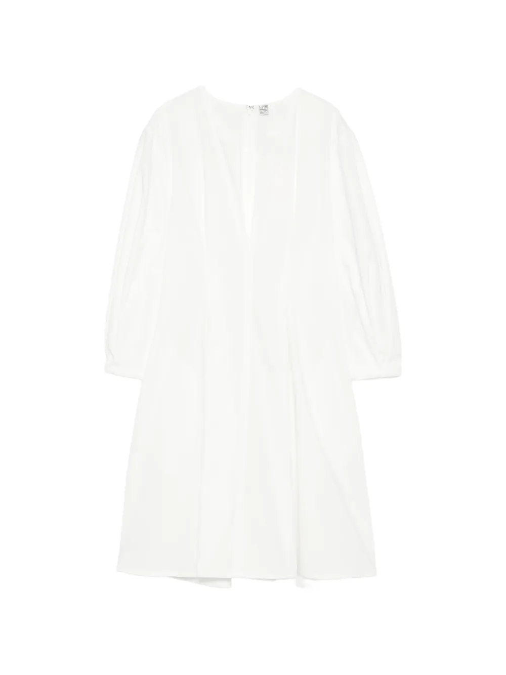 TOTEME balloon-sleeves mini dress - Bianco
