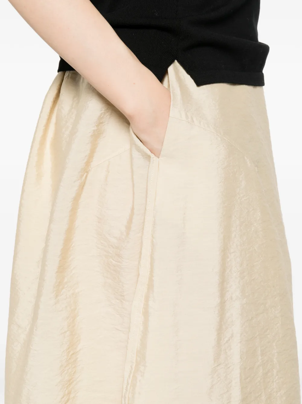TOTEME Parachute rok Beige
