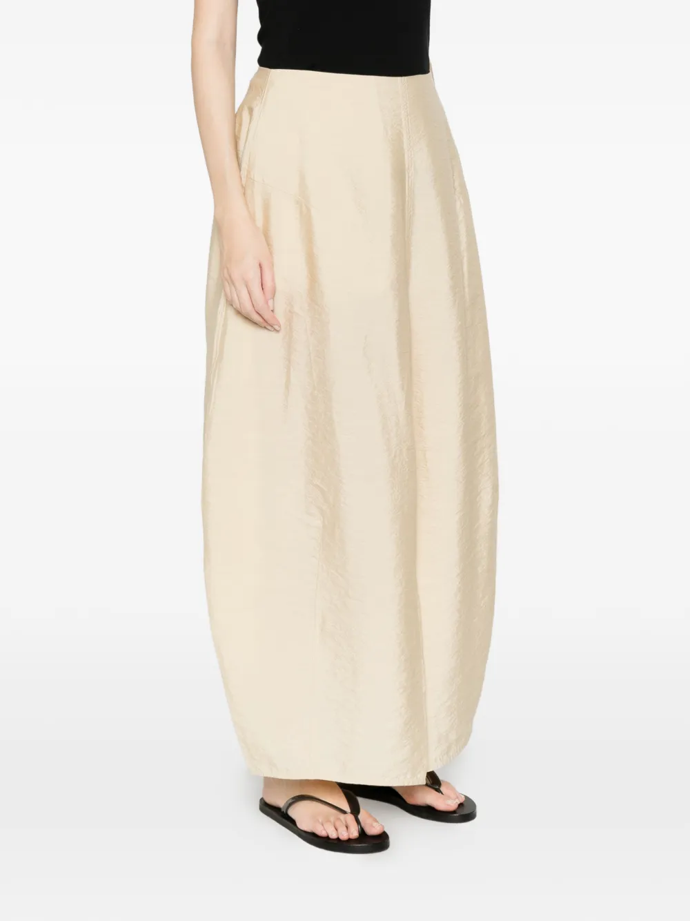 TOTEME Parachute rok Beige