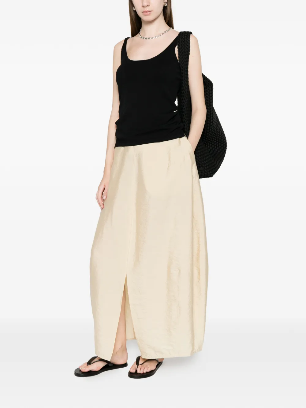 TOTEME Parachute rok Beige