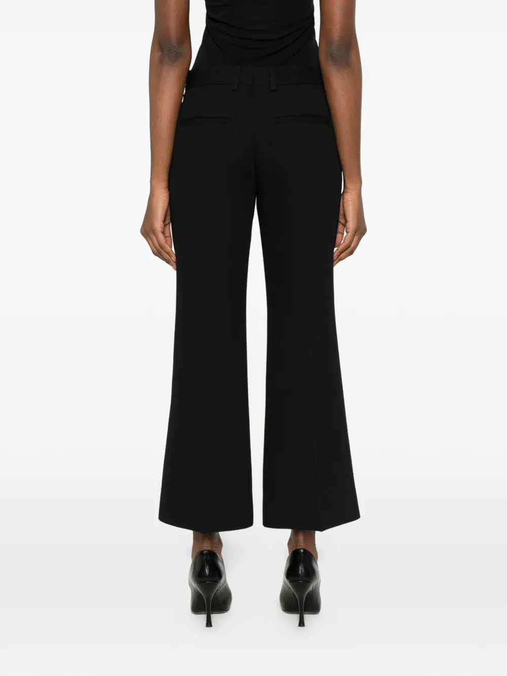 TOTEME Kick flare broek Zwart