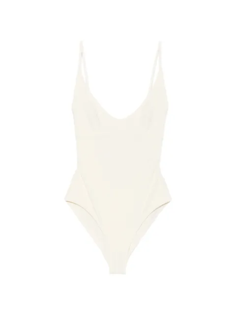 TOTEME Scoop-neck tie-back swimsuit