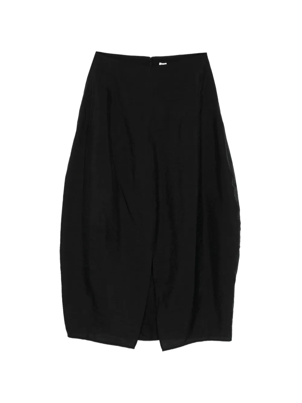 TOTEME Parachute slit midi skirt - Nero