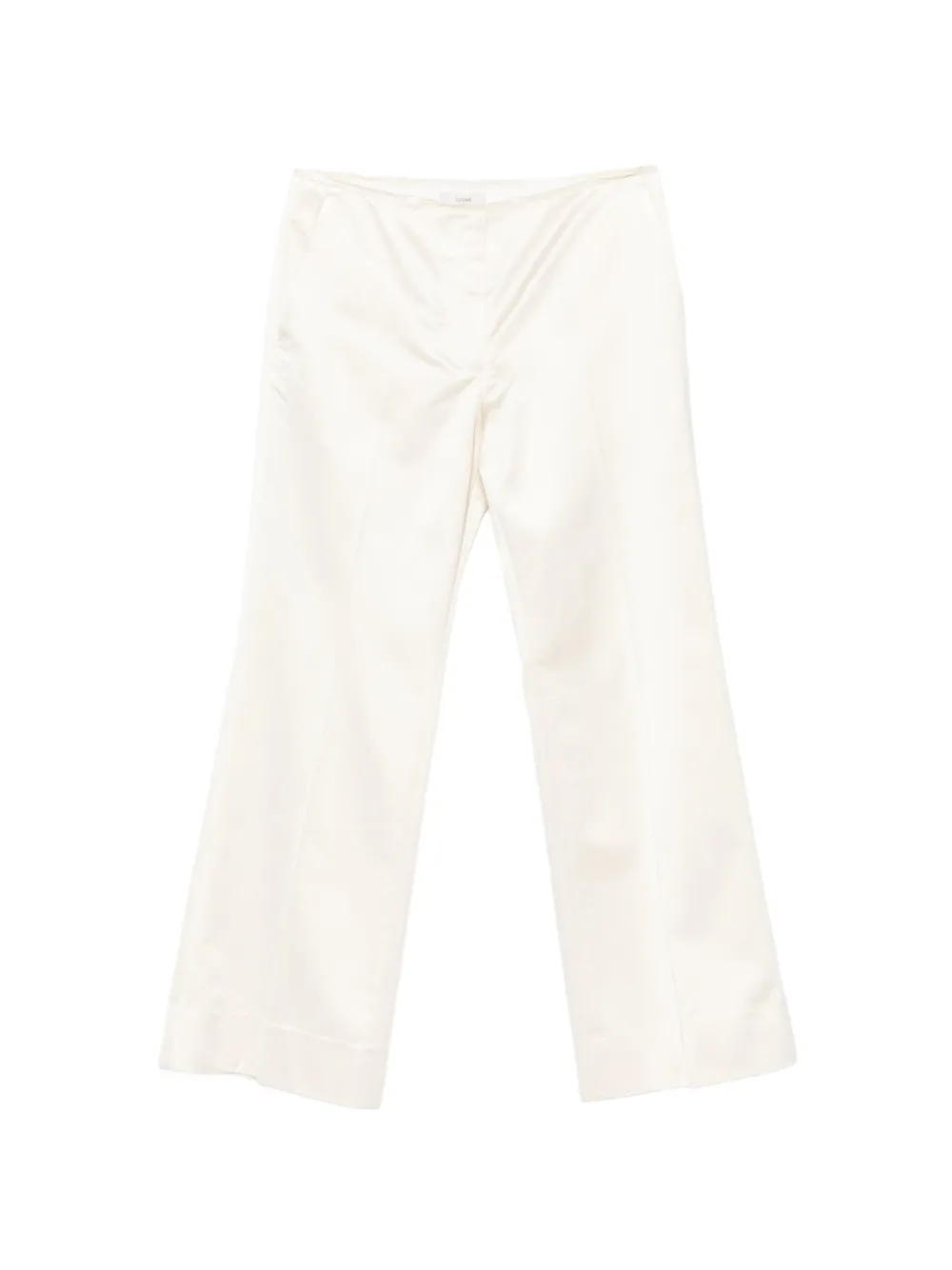 TOTEME kick flare trousers - Nude