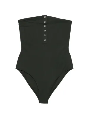 TOTEME ドローストリング ワンピース水着 | ブラック | FARFETCH JP