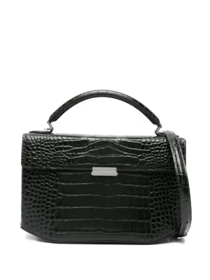 Balenciaga Neo Cagole Leather Shoulder Bag | Grey | FARFETCH