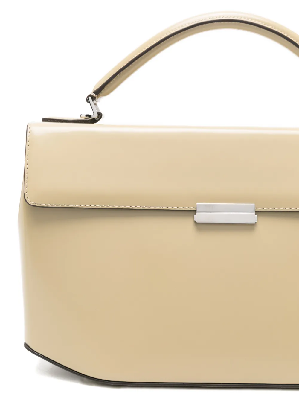  Toteme Medium Brushed-leather Tote Bag - Neutrals 