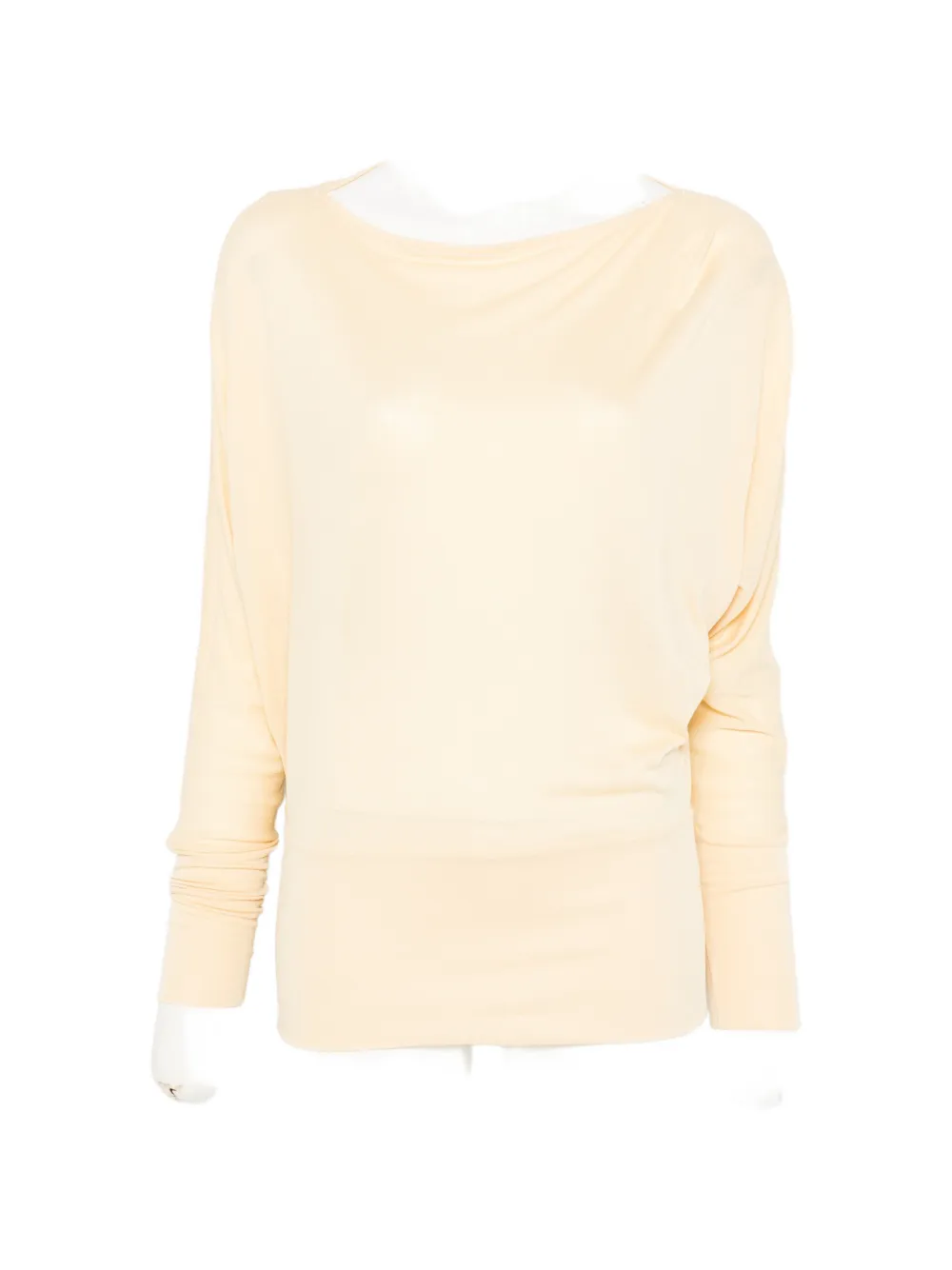 TOTEME boat-neck jersey sweater - Gelb