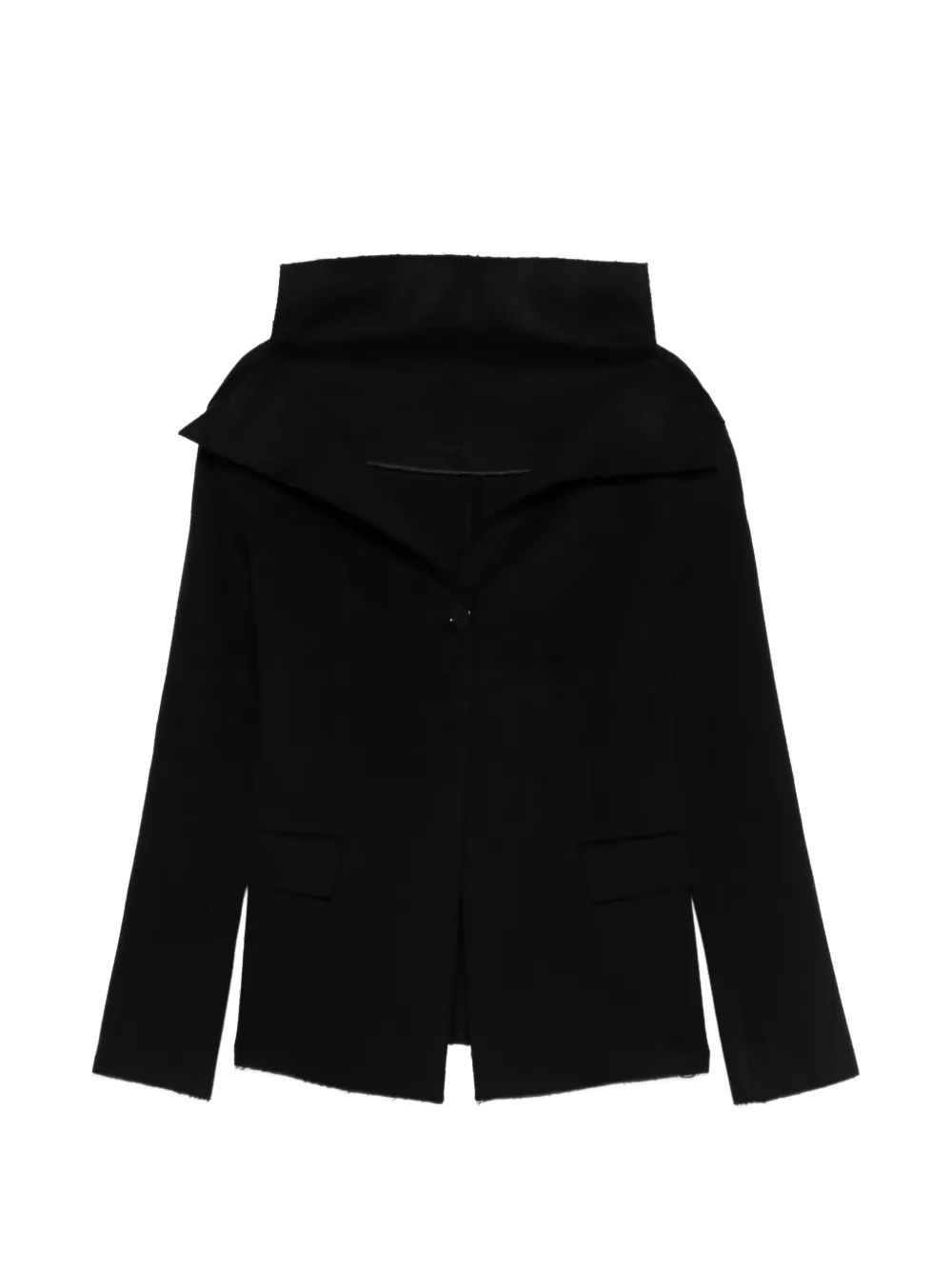 TOTEME open collar jacket - Nero