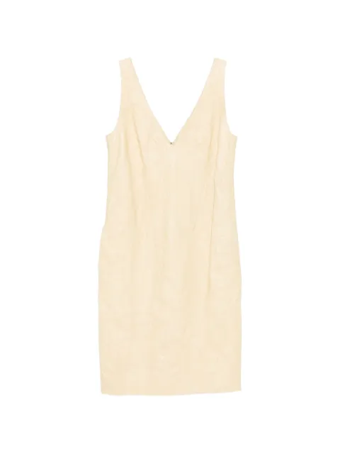 TOTEME vestido con efecto arrugado y cuello en V