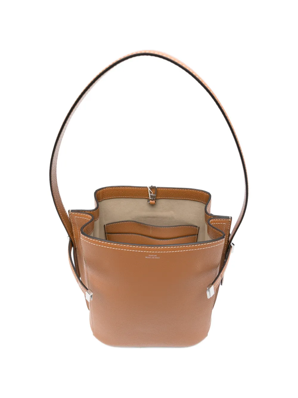 【新品未使用】TOTEME レザーバケットバッグ TOTEME レザーバケットバッグ | ブラウン | FARFETCH JP
