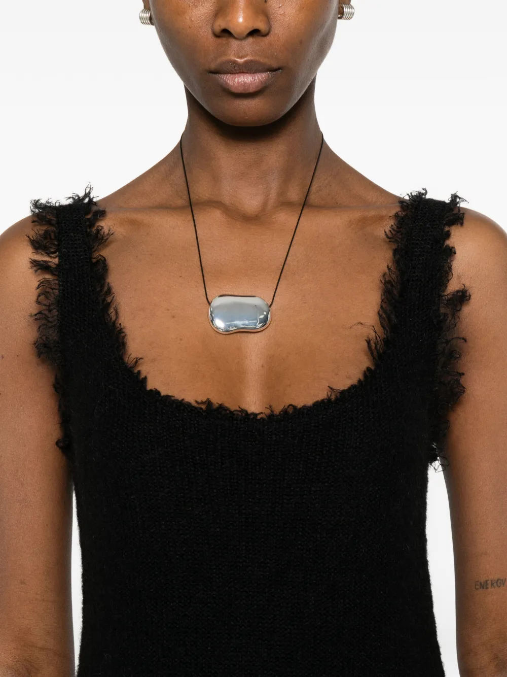 TOTEME Mohair gebreide tanktop Zwart