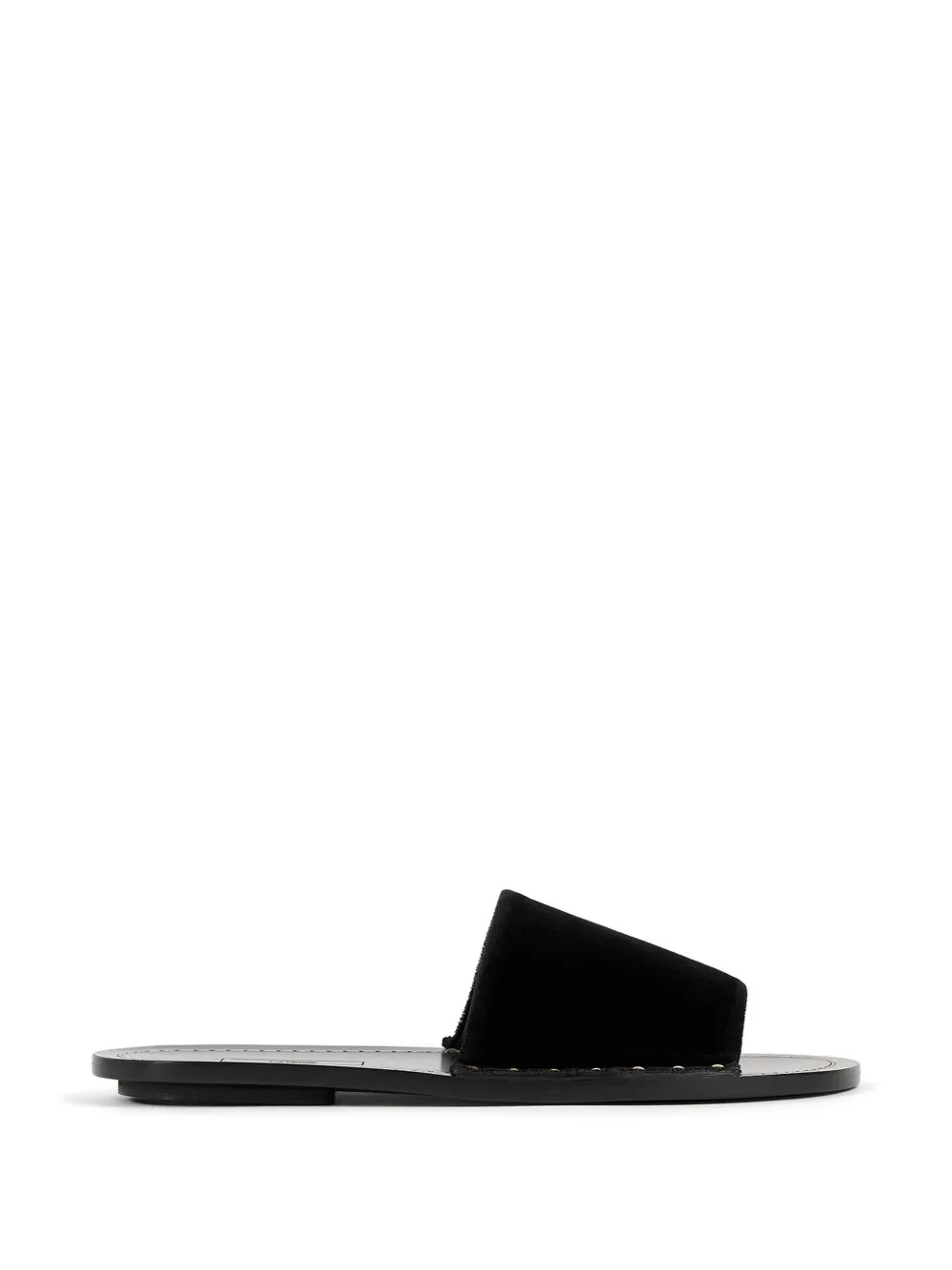TOTEME studded detail slides - Schwarz