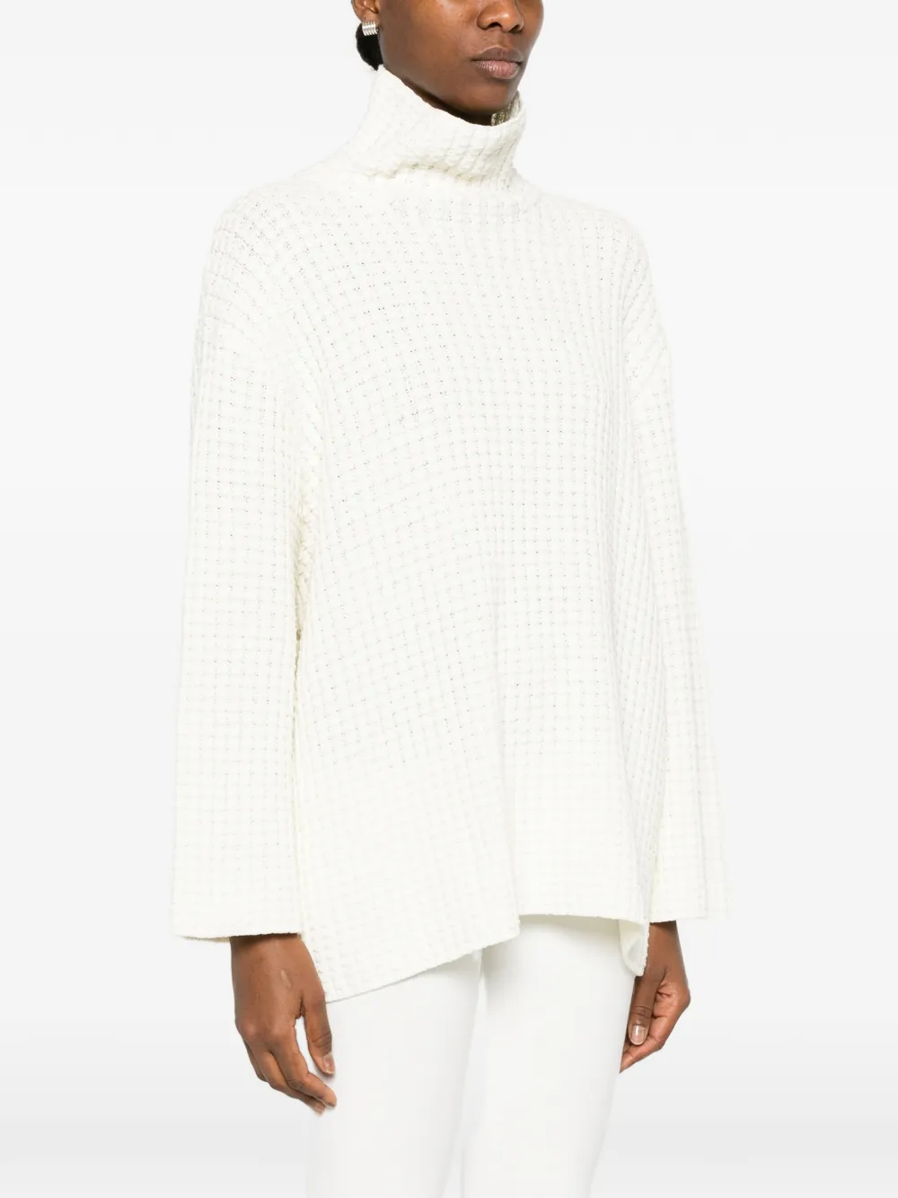  Toteme Whipstitch Sweater - White 