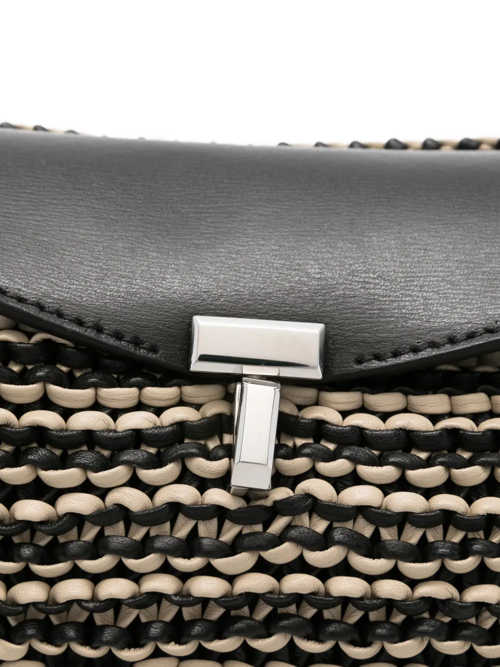 TOTEME T-lock mini-clutch met touw Zwart