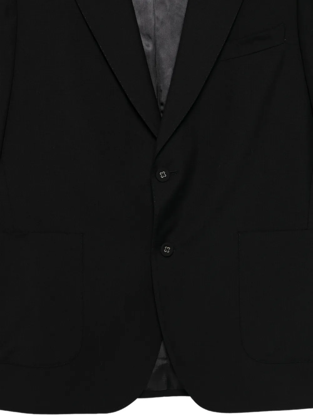  Officine Generale Single-breasted Blazer - Black 