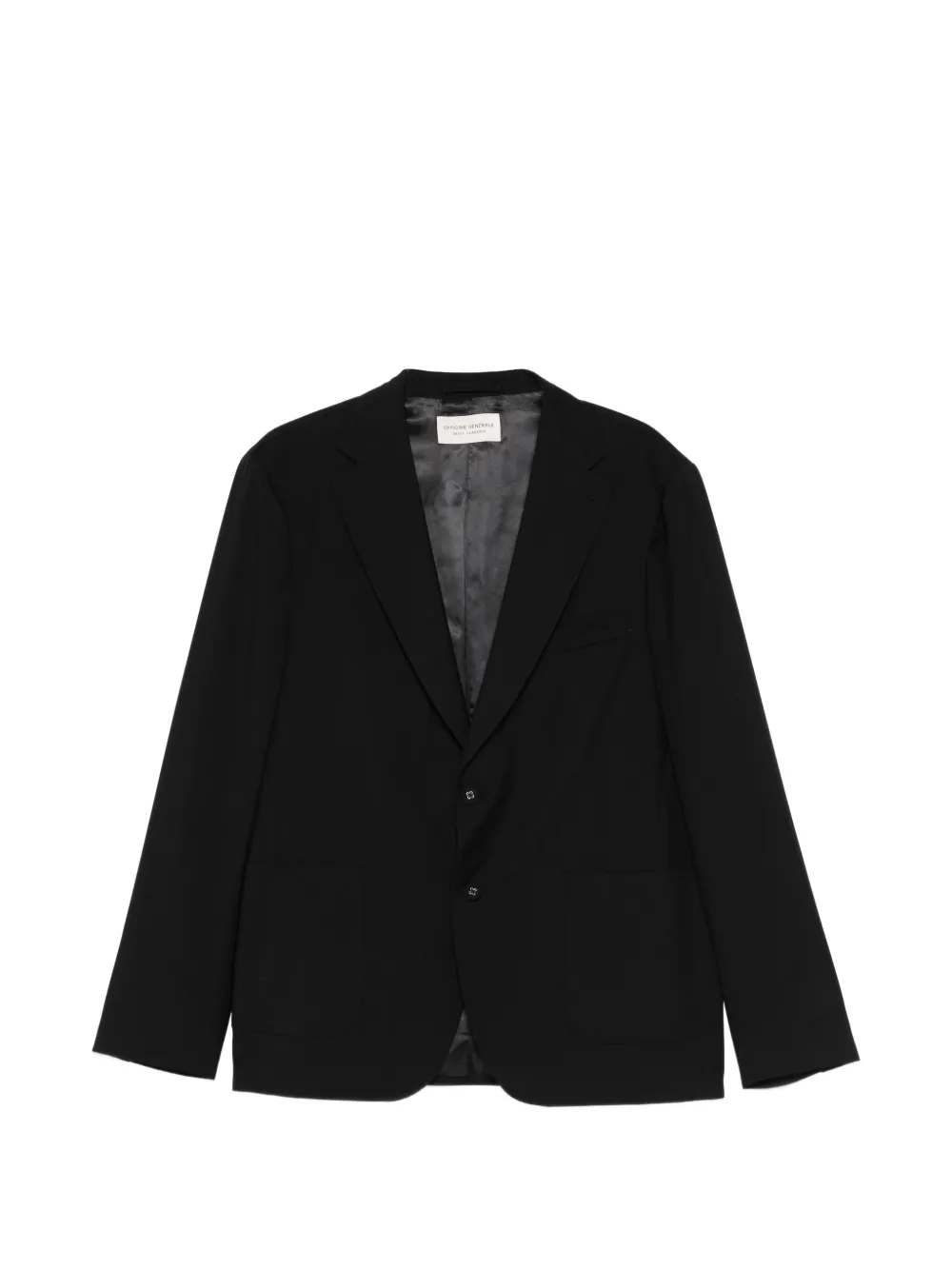 Officine Generale single-breasted blazer - Black