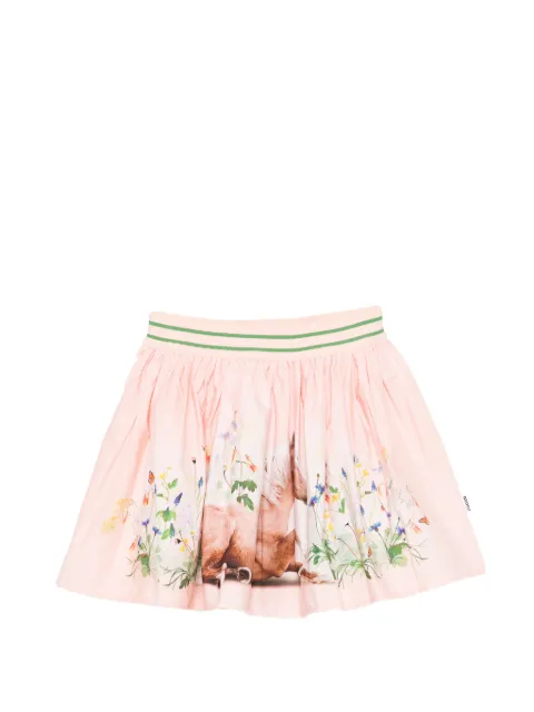Molo Brenda floral animal skirt