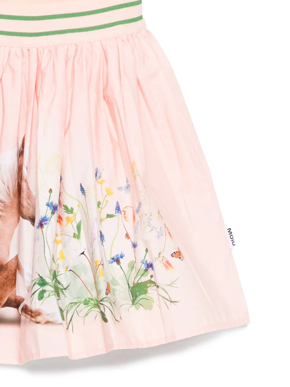  Molo Brenda Floral Animal Skirt - Pink 