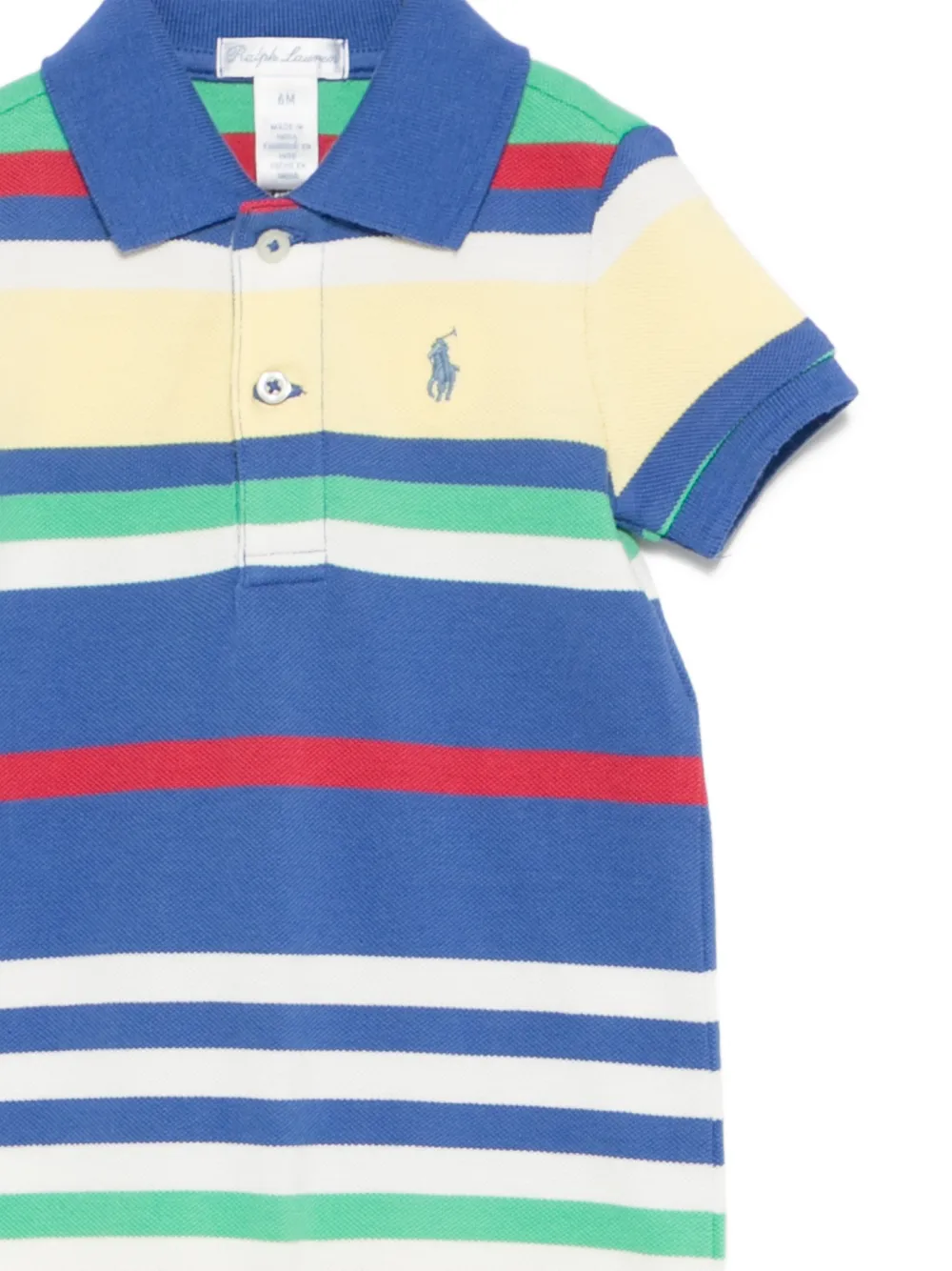 POLO RALPH LAUREN KIDS Gestreepte romper Blauw
