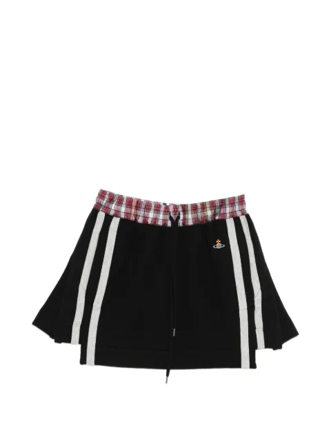 Vivienne Westwood falda corta con ribete a rayas