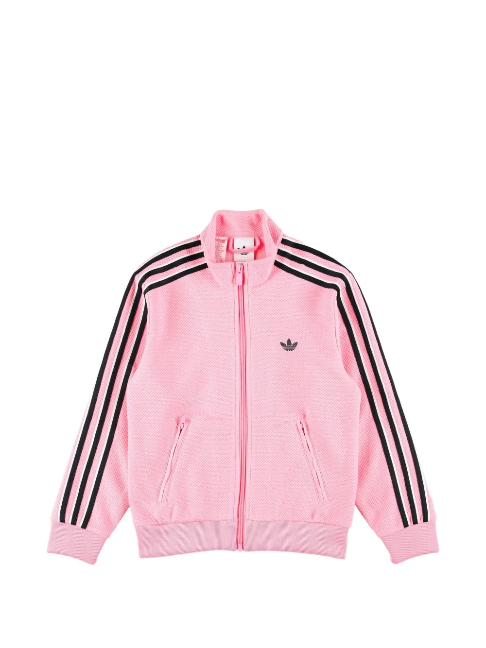adidas Kids zip striped sweater - Rosa