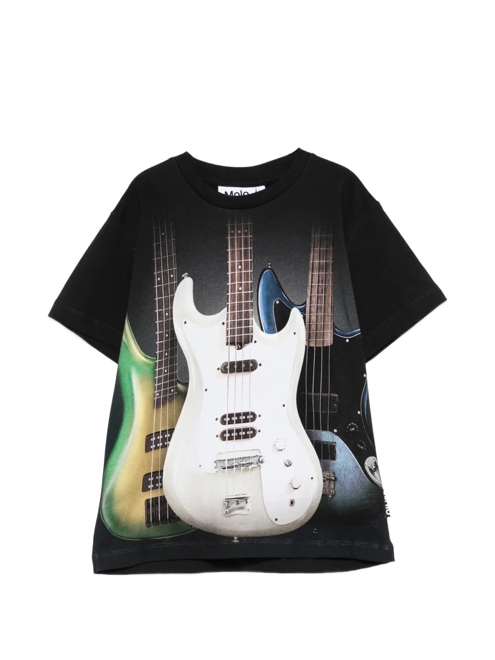 Molo Riley guitar-print T-shirt - Nero
