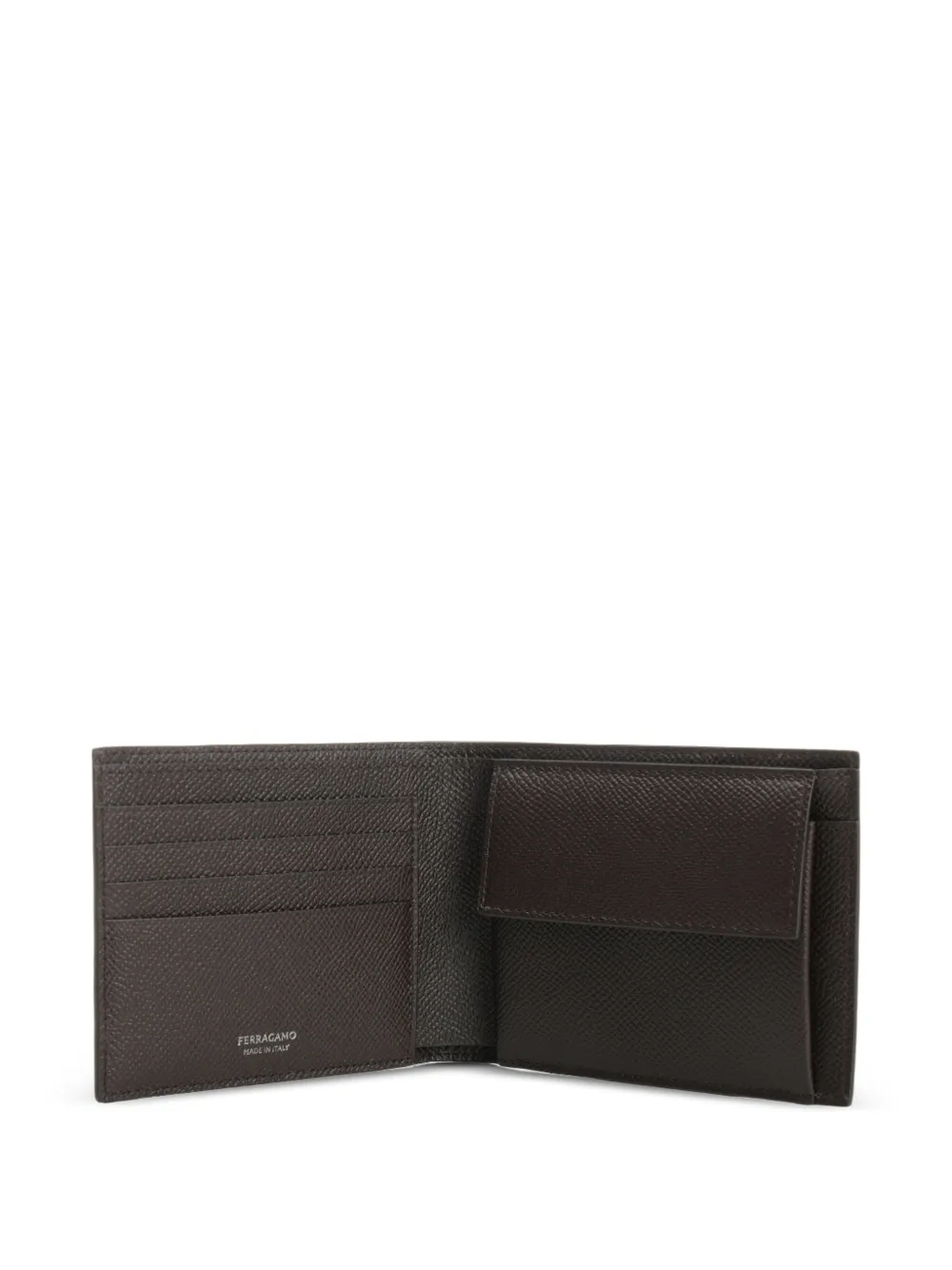 Ferragamo Gancini portemonnee Bruin