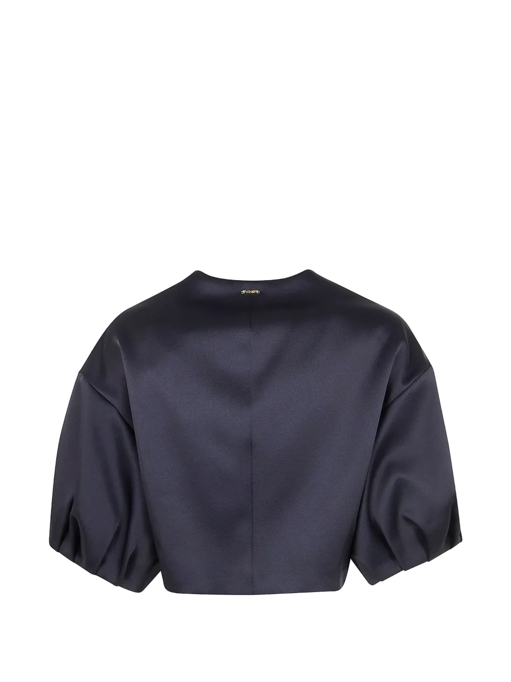  Twinset Short-sleeve Cropped Jacket - Blue 
