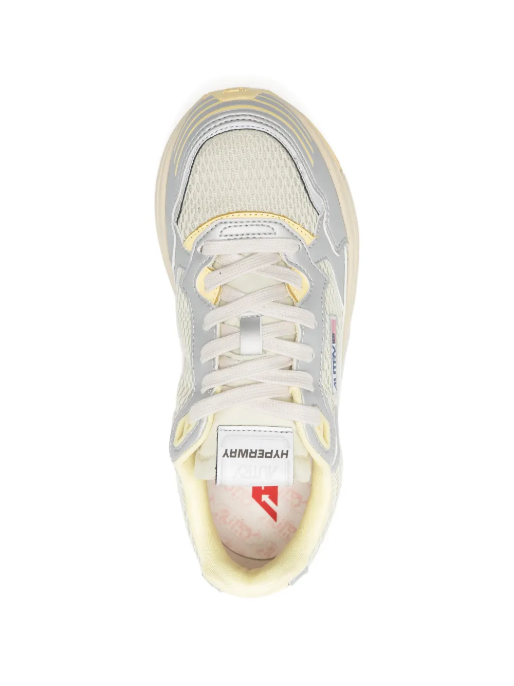 Autry Hyperway panelled sneakers Geel