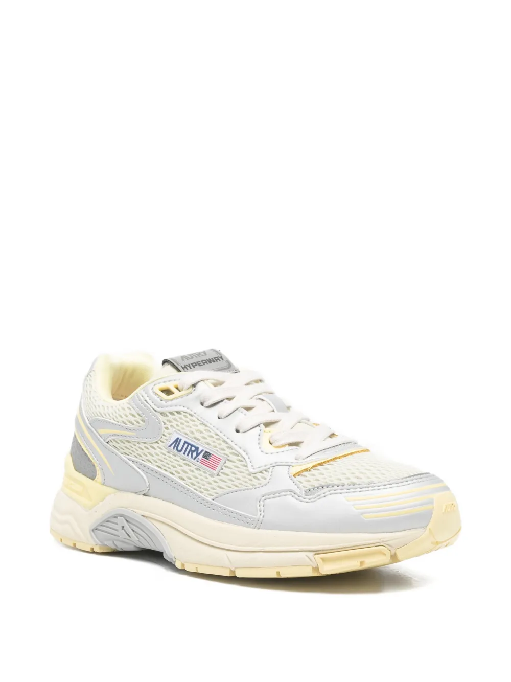 Autry Hyperway panelled sneakers Geel