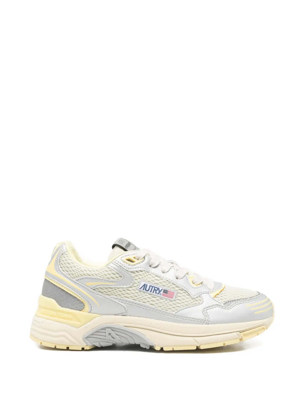 Autry Hyperway panelled sneakers Geel