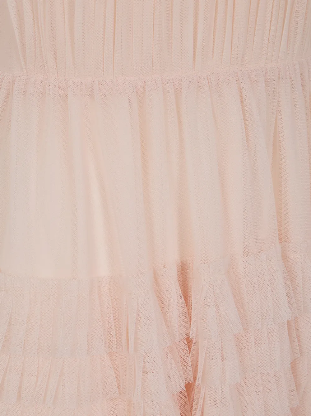 TWINSET Geplooide maxi-jurk met ruches Roze