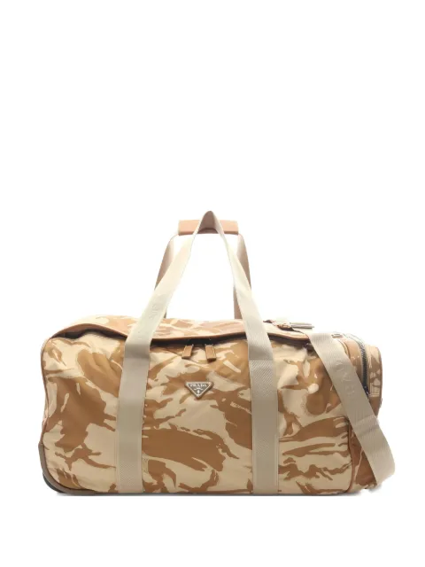 Prada Pre-Owned 2020s camouflage holdall