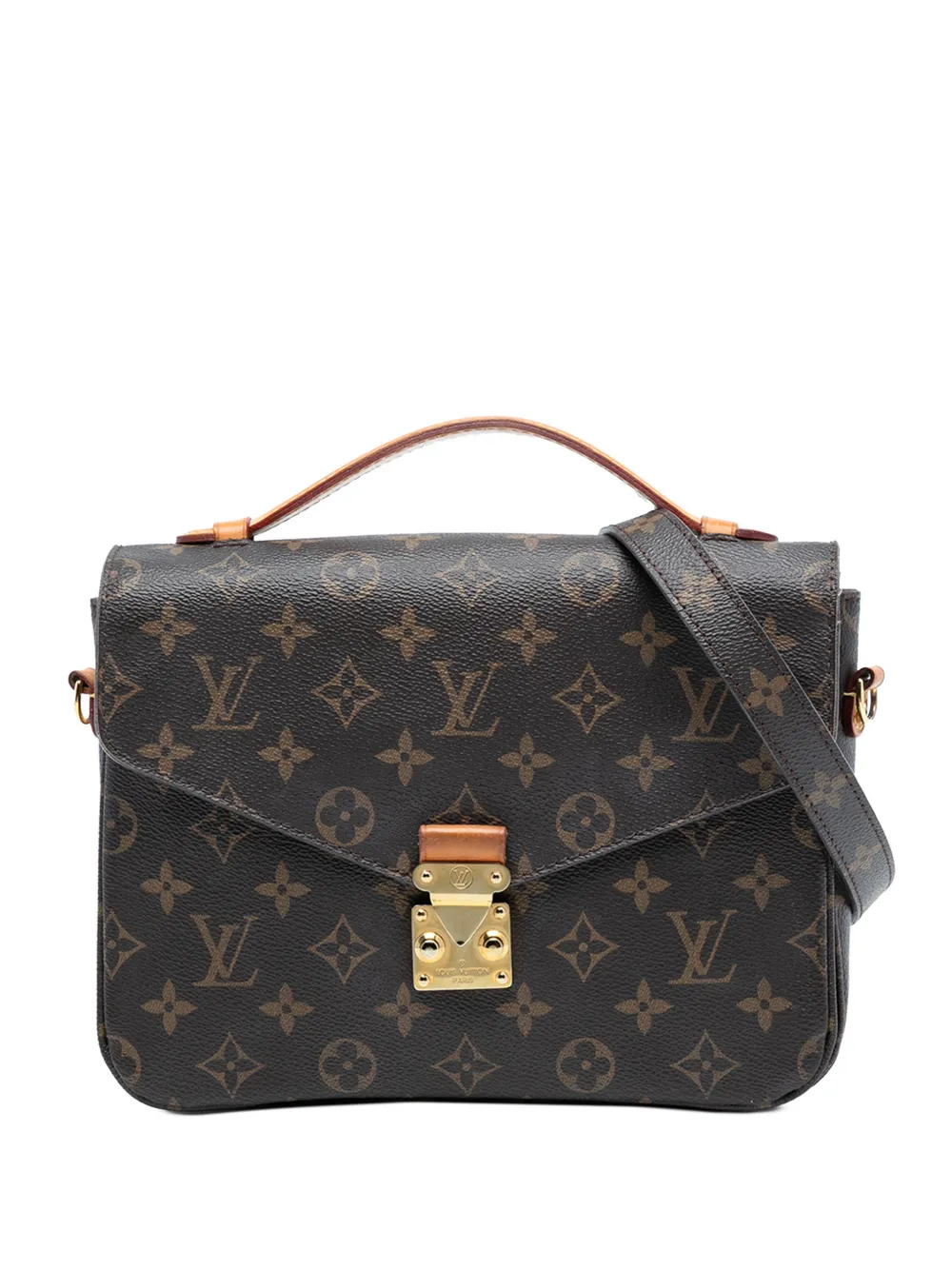 Louis Vuitton Pre-Owned 2016 Monogram Pochette Metis satchel - Marrone