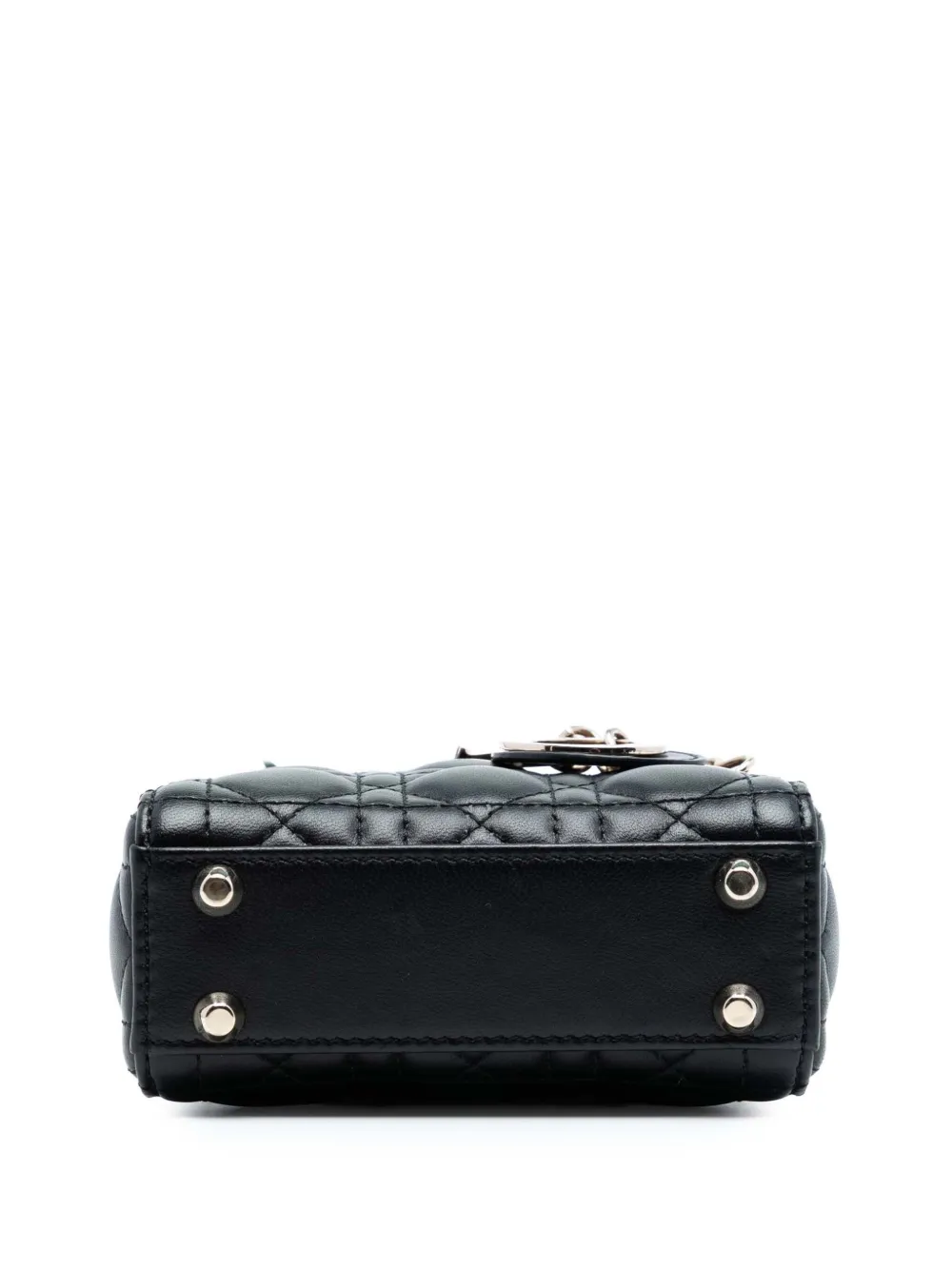 2021 Micro Lambskin Cannage Lady Dior Satchel