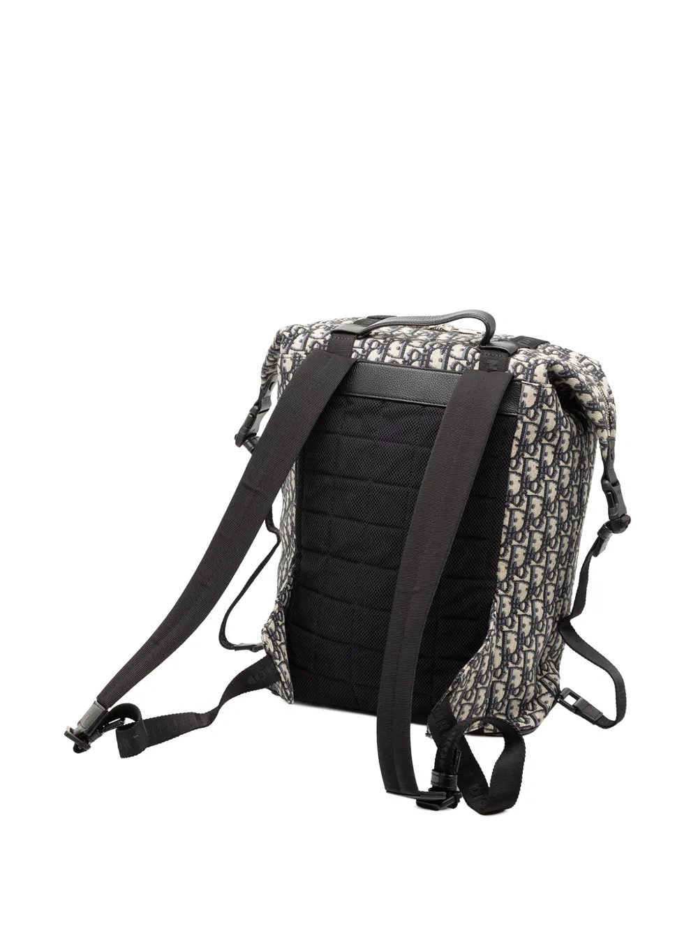  Christian Dior Pre-owned 2019 Oblique Canvas Safari Backpack - Blue 
