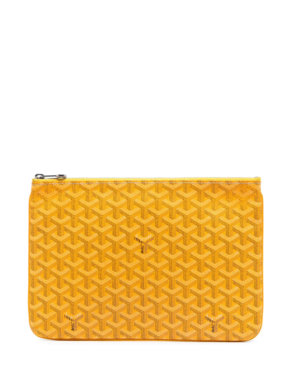 Goyard Pre-Owned 2015 Goyardine Senat MM clutch bag - Yellow