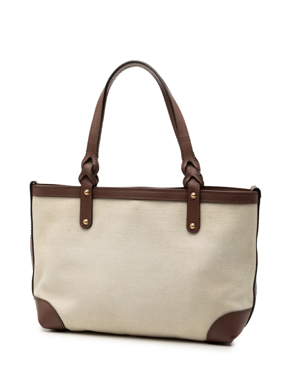Gucci Pre-Owned 2000-2015 スモール キャンバス ロゴ クラフト トート